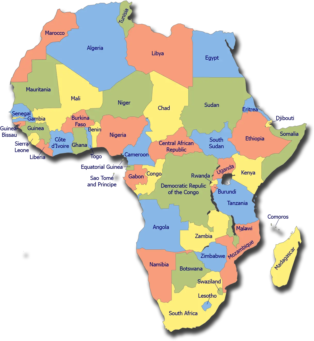 Africa Map Equatorial Guinea Full Hd Africa Map