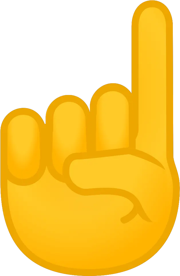 Index Pointing Up Icon Finger Pointing Up Emoji