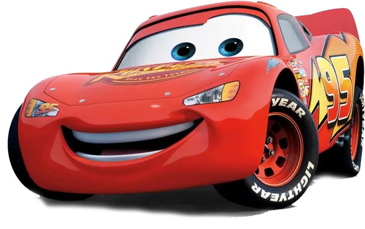 Cars Mcqueen Lightning Mater Car Cartoon Pixar Clipart Lightning Mcqueen Png