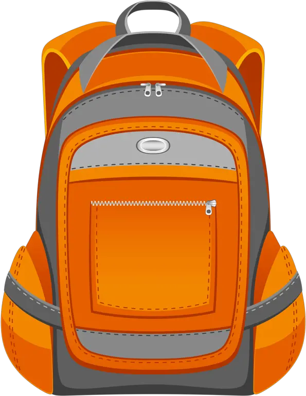 Transparent Backpack Clipart Png School Bag Clipart Color