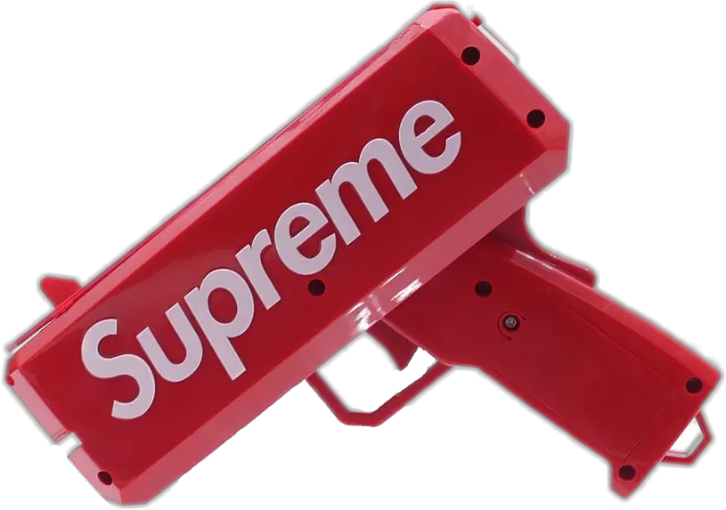 Supreme Money Gun Transparent