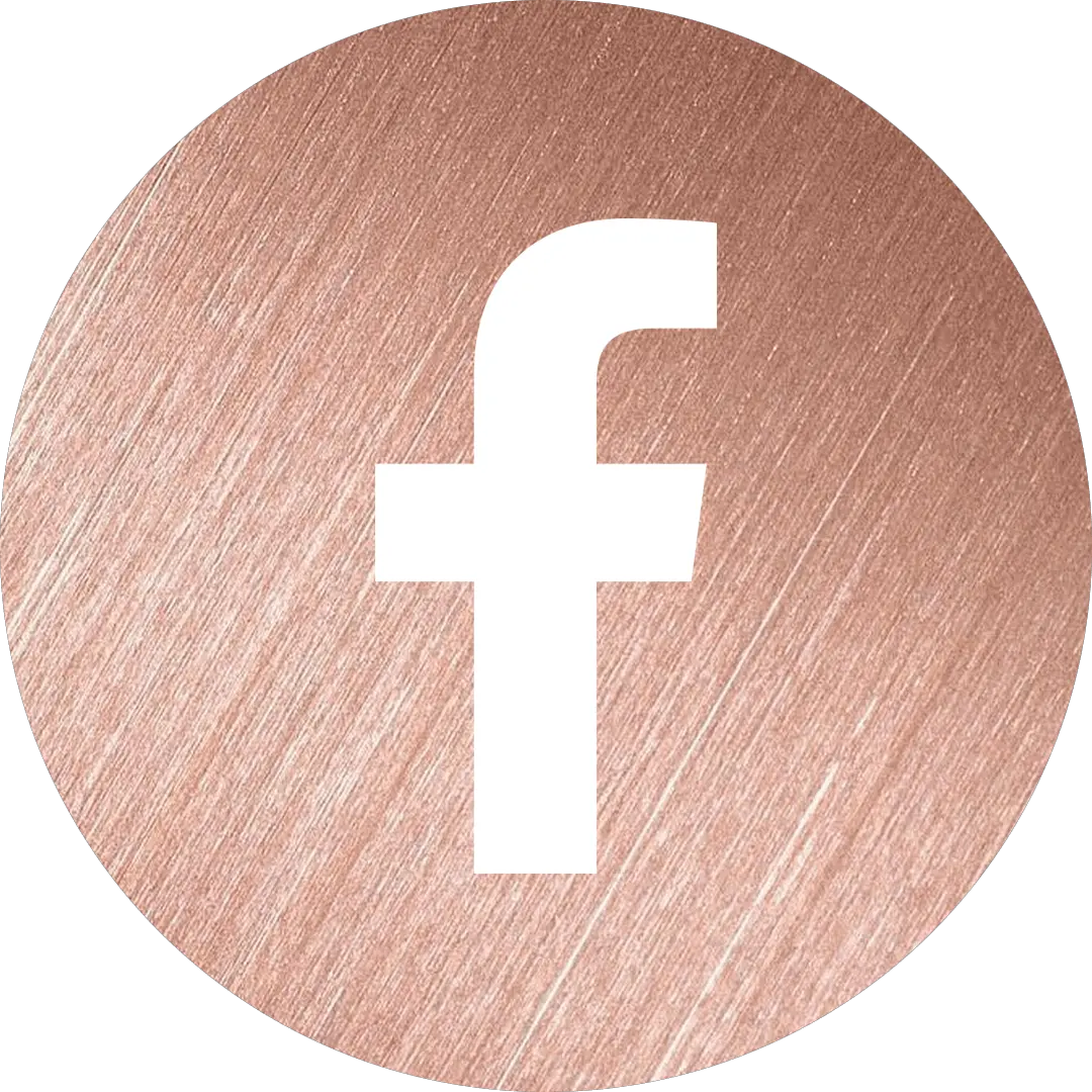 Transparent Brown Cross Png Rose Gold Facebook Logo