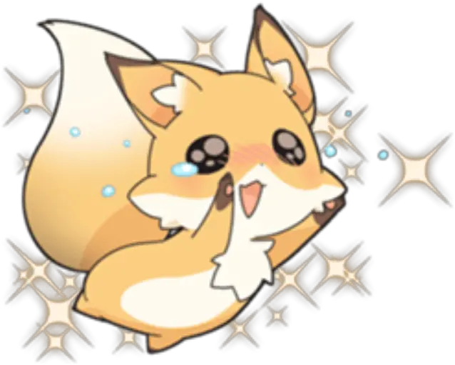 Transparent Cute Fox Png Kawaii Fox Png