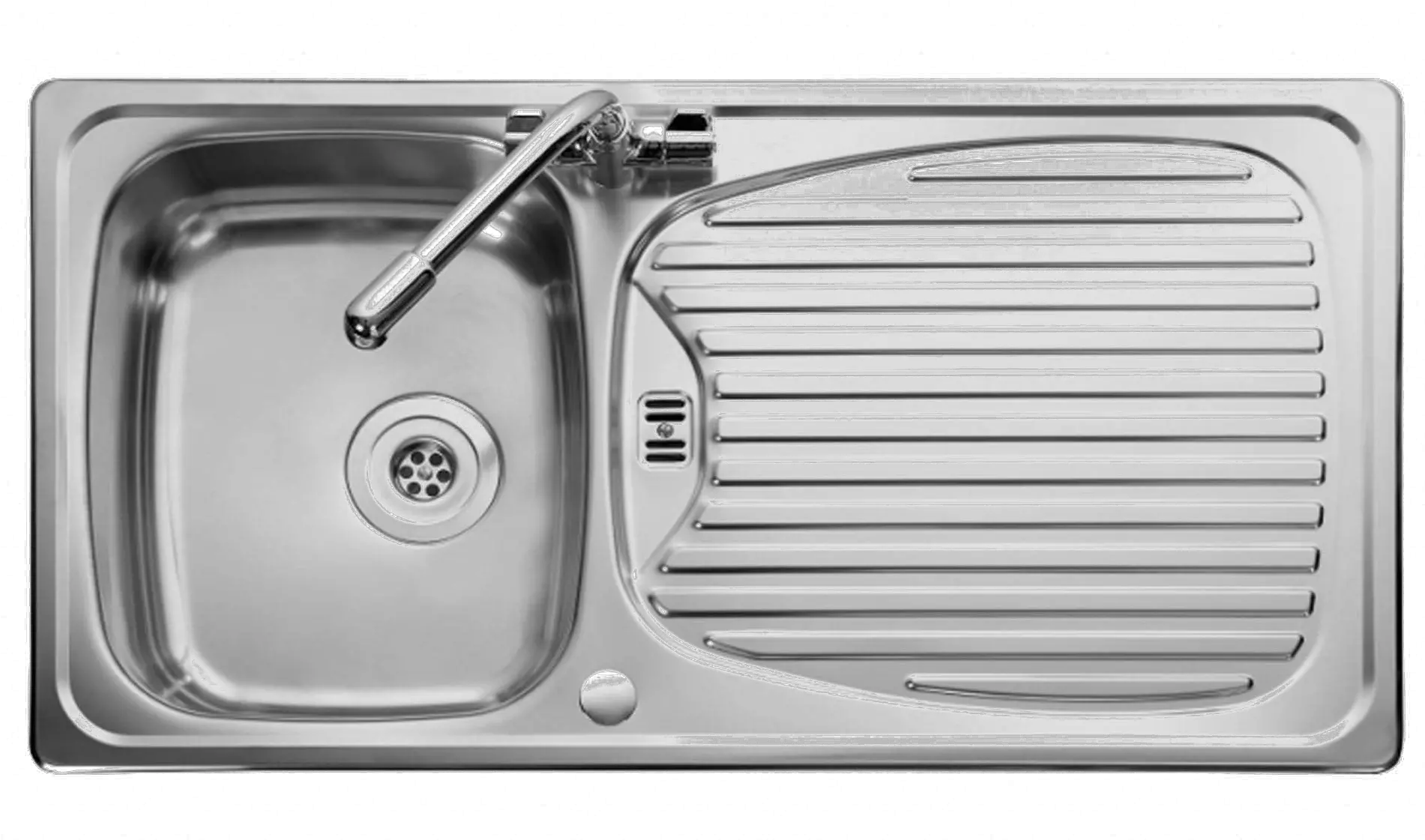 Stainless Steel Kitchen Sink Png Transparent Image Kitchen Basin Top View