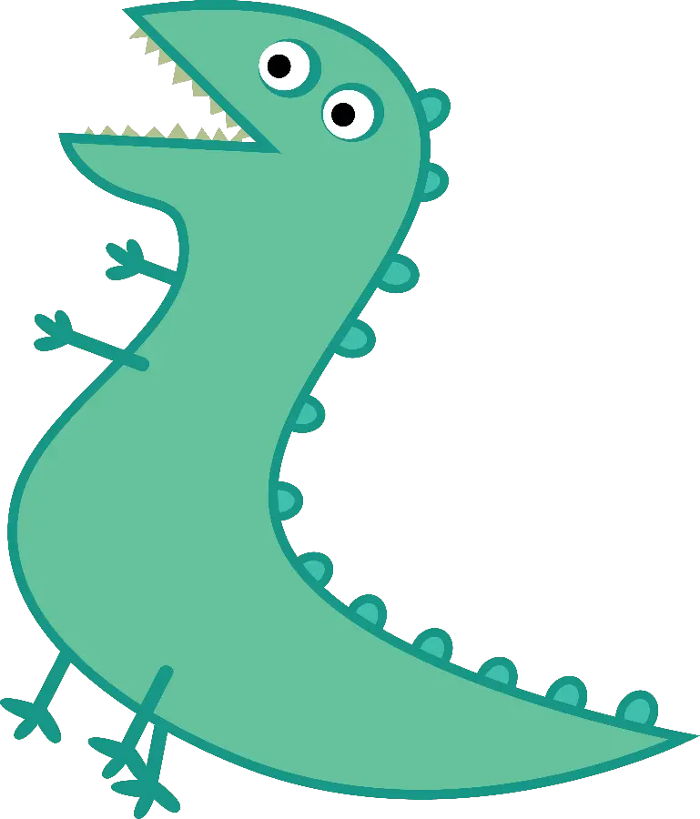 Dinossauro George Peppa Pig Png