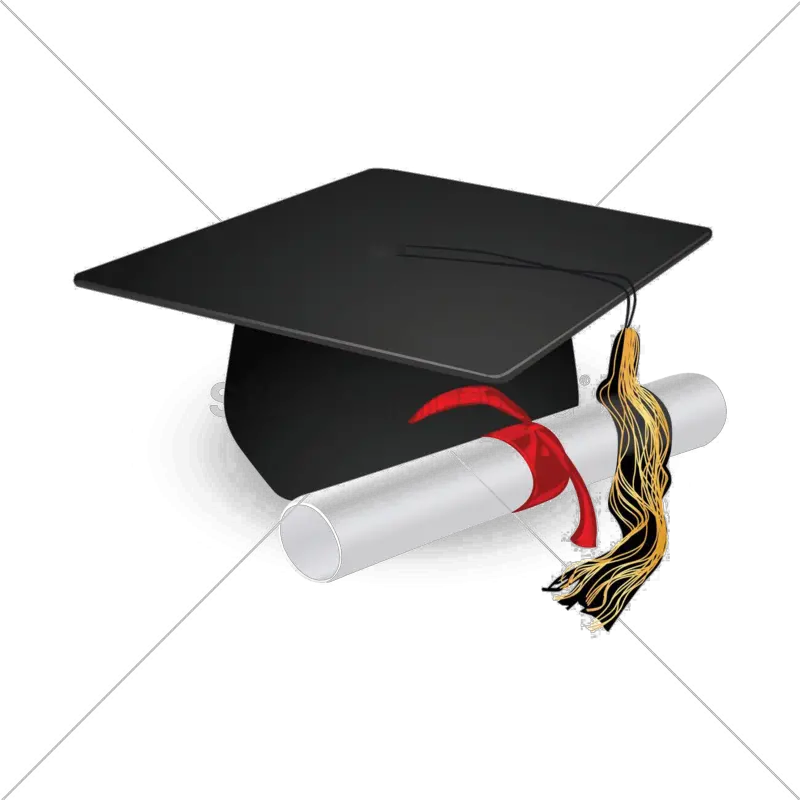 Graduation Cap Png Transparent Graduation Cap And Scroll