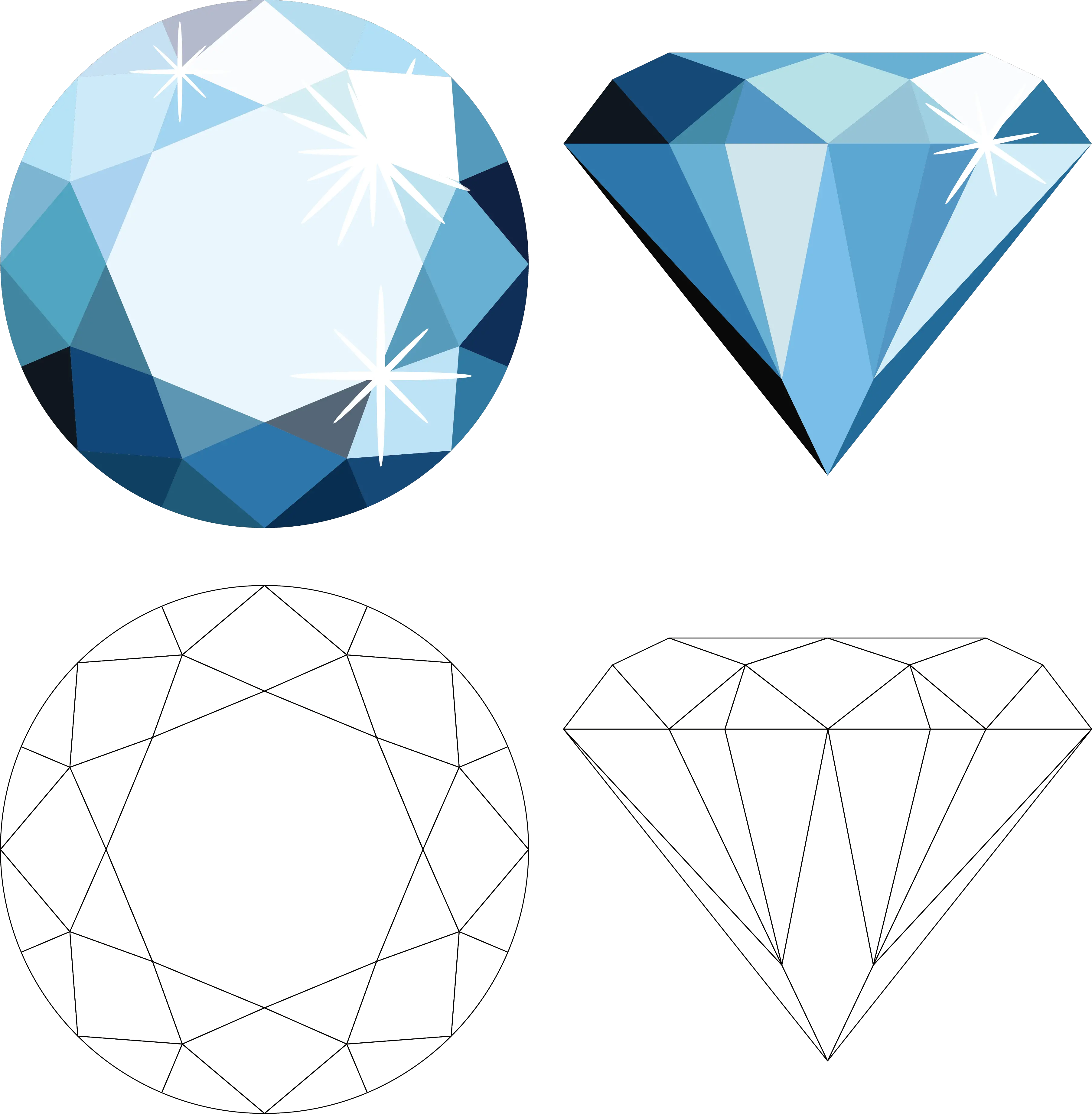 Vector Diamond Photography Sparkling Stock Transparent Diamond Vector Png