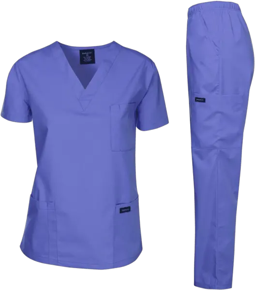 Dagacci Medical Uniform Womens Medical Scrub Set Top Scrub Suit For Female