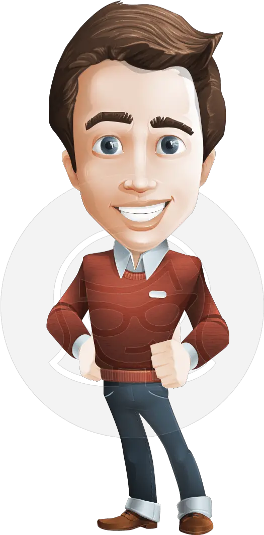 Young Clipart Young Male Man Cartoon Png