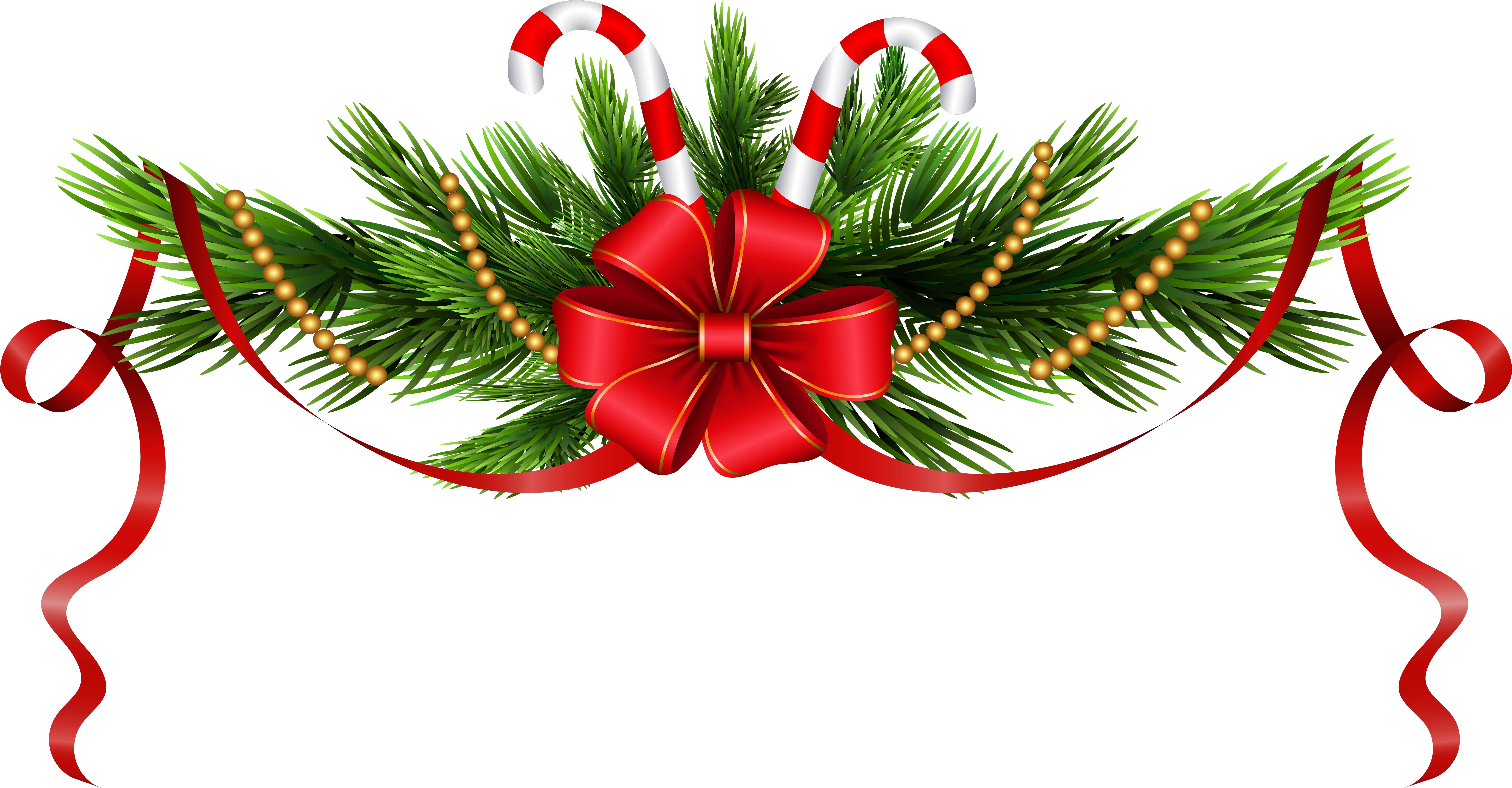 Christmas Pine Branches Decoration Png Clip Art Christmas Png Clipart