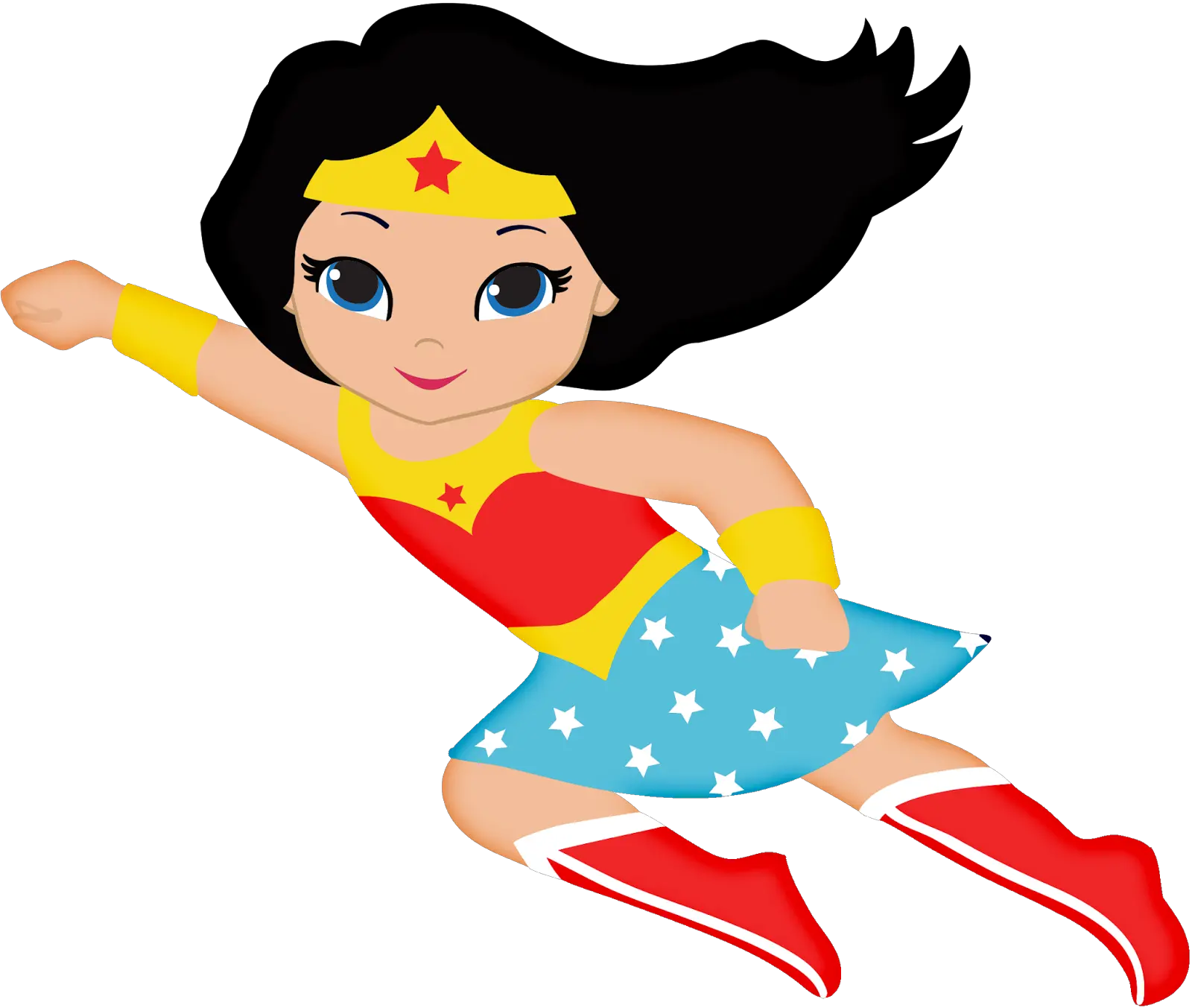 Wonderwoman Baby Clipart Wonder Woman Cartoon Kids