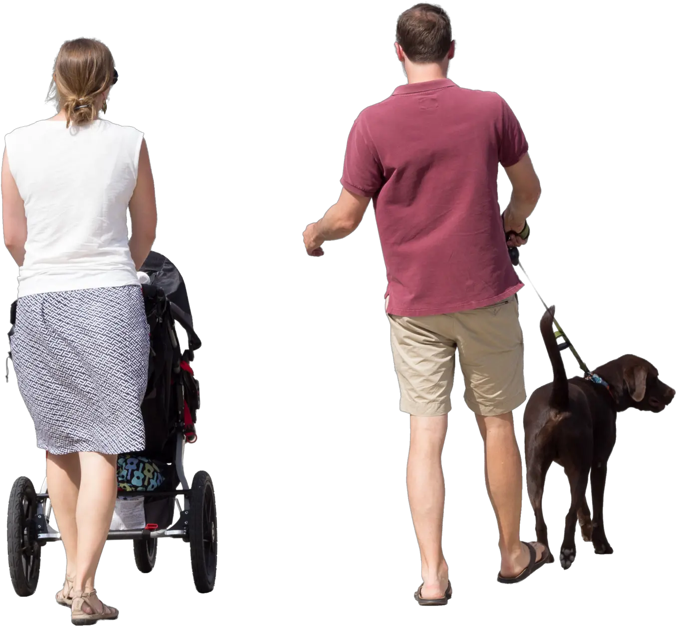 Transparent Person Walking Png People Walking Dog Png