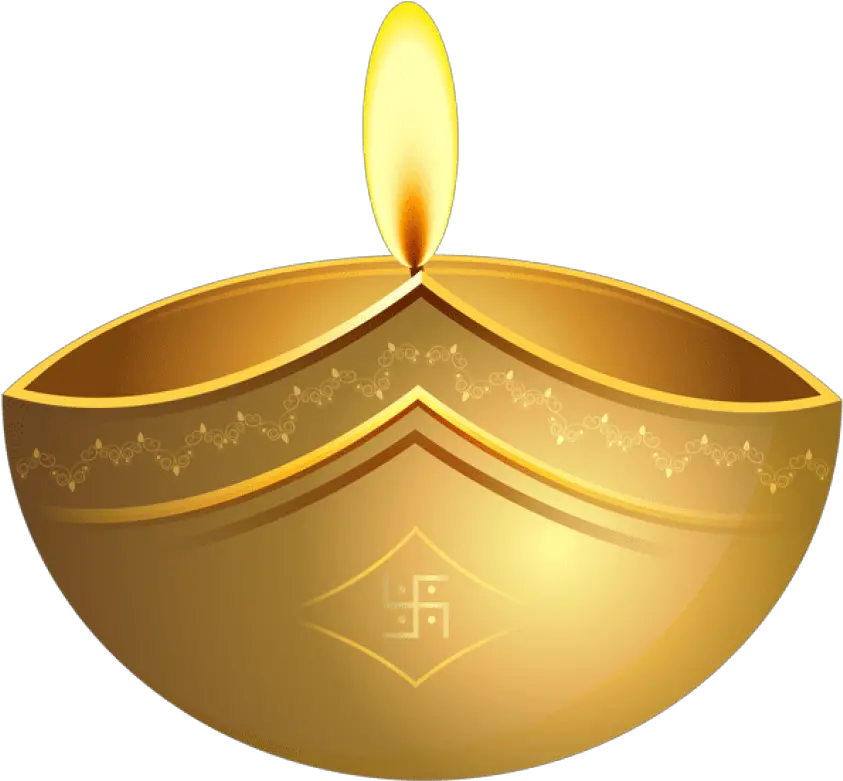 Download Diwali Gold Candle Clipart Png Photo Diwali Diya Gif Png