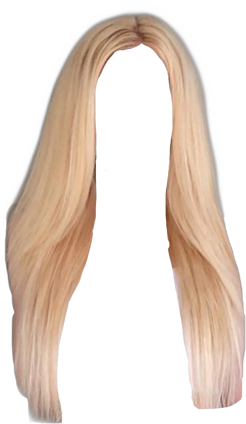 blonde hairstyle straighthair hairblonde cute Blonde Long Straight Hair Png