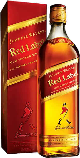 Whisky Red Label Png