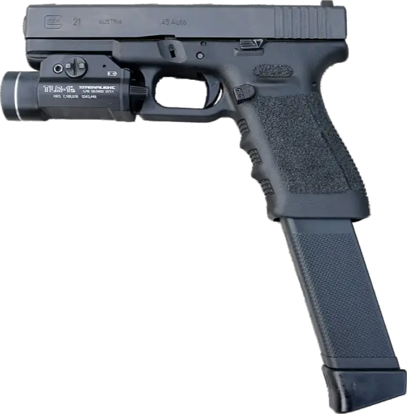 Pistol Glock 17 Firearm Glock Glock With Extended Clip Transparent