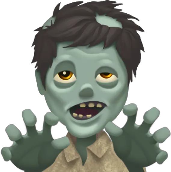 Emoji Zombie Png