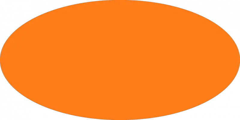 Transparent Oval Shape Clipart Orange Oval