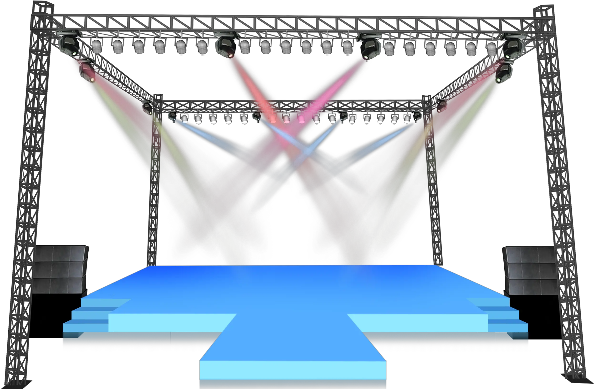 Shine Lights Computer Lighting File Stage Clipart