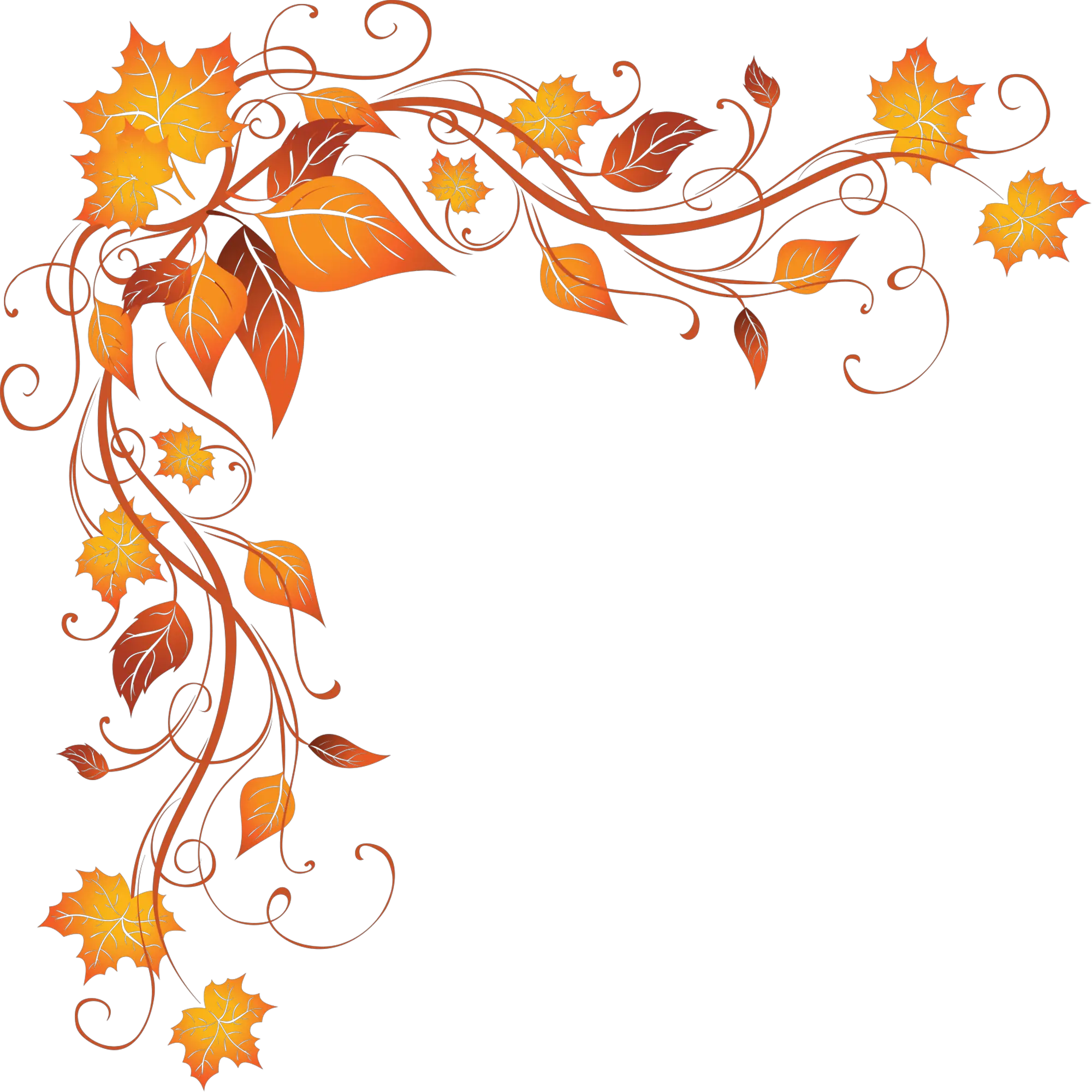 Transparent Autumn Border Png Floral Brushes For Photoshop Free Download