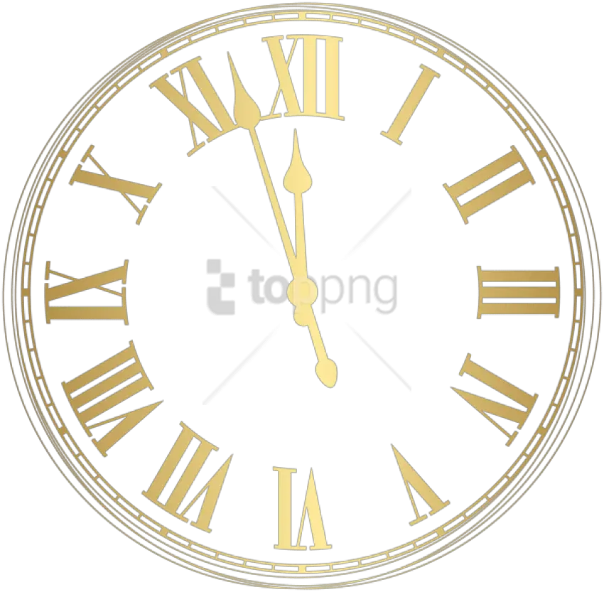 Free Png New Year Clock Png Images Transparent New Years Eve Clock Png