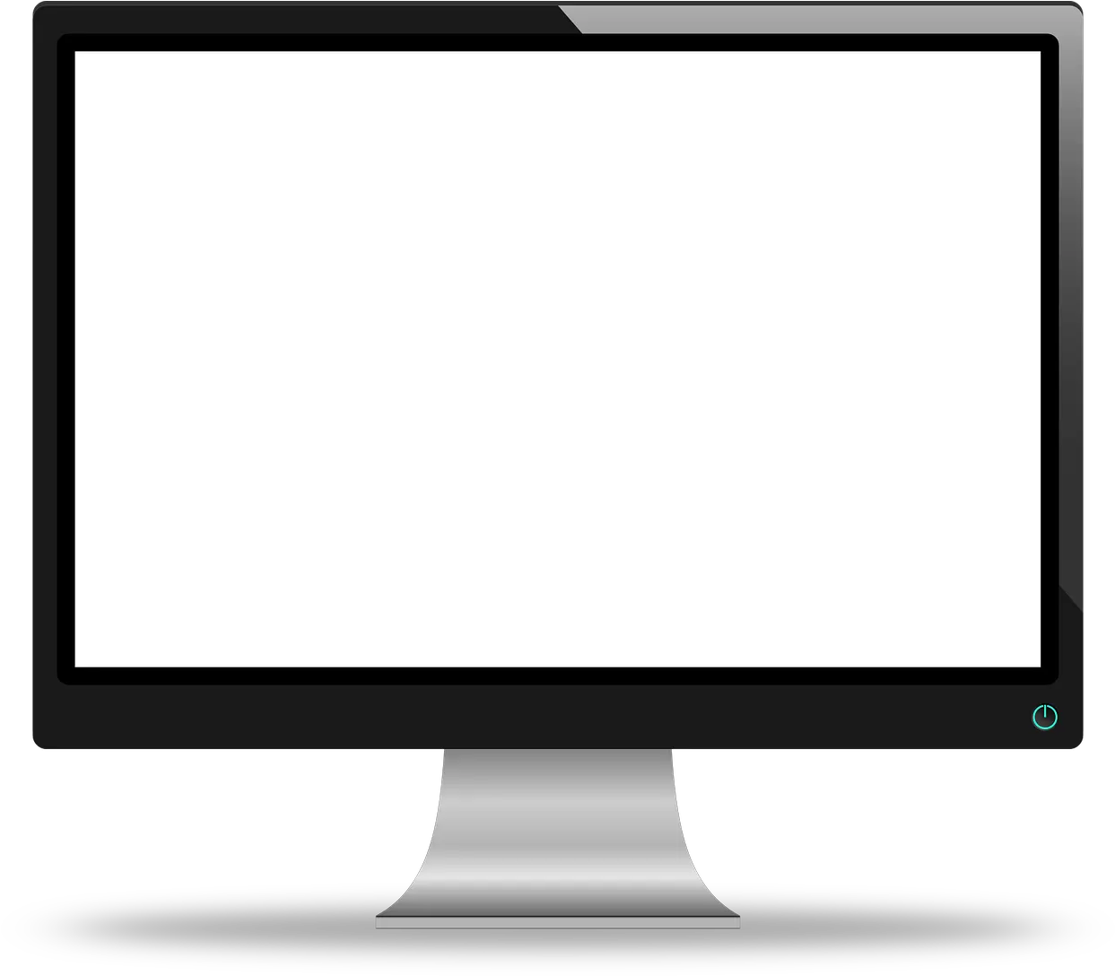 Clipart Free Download Laptop Screen Clipart Monitor Computer Black And White