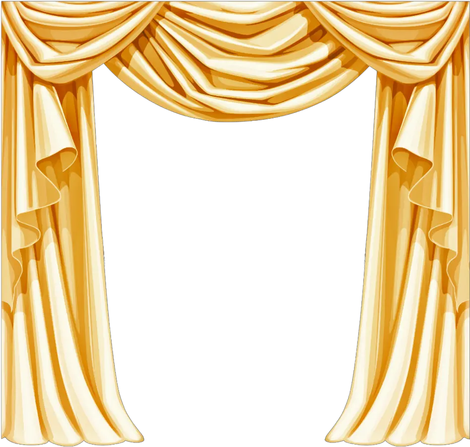 Transparent Stage Curtains Clipart