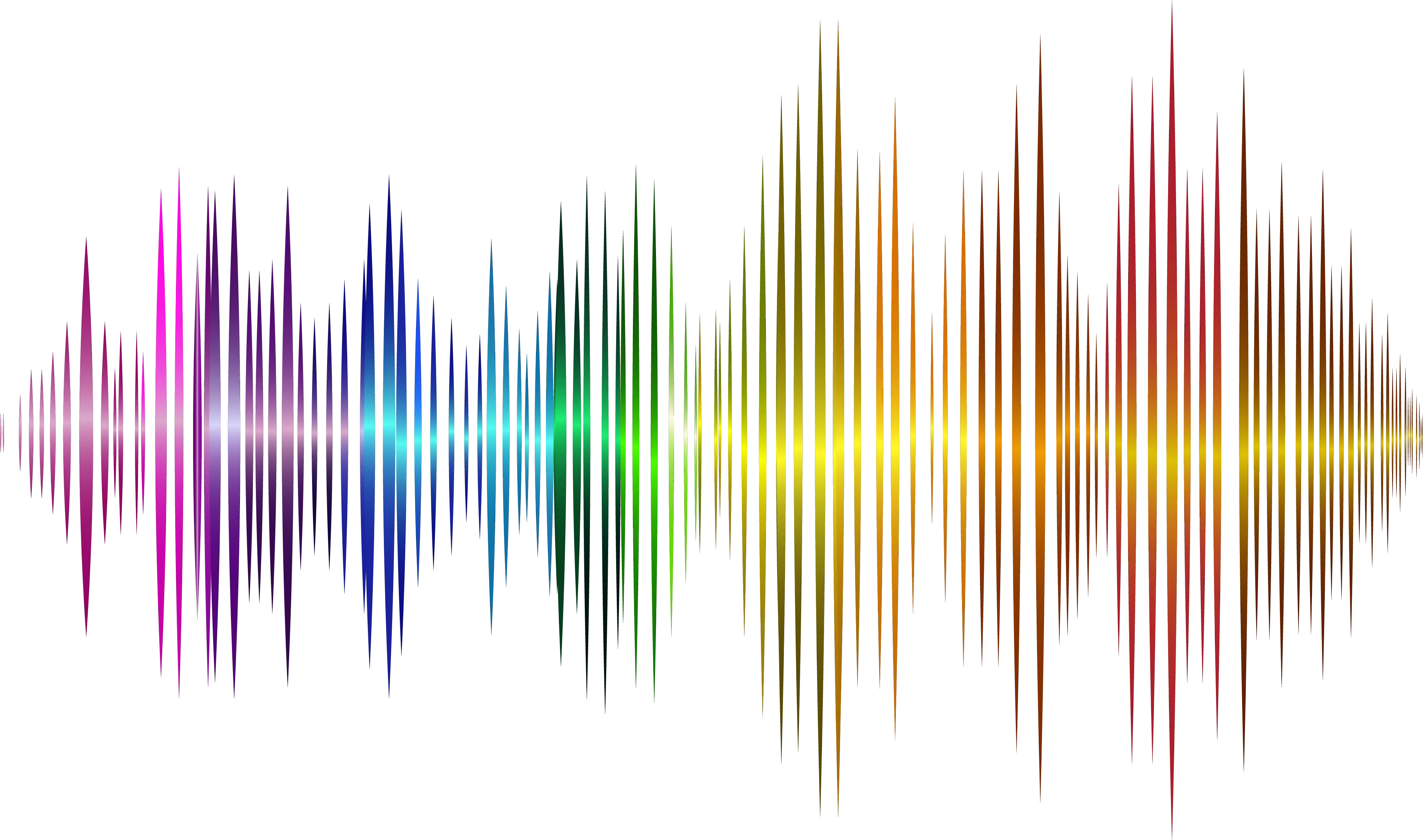 Transparent Waves Png Rainbow Sound Waves Transparent Background