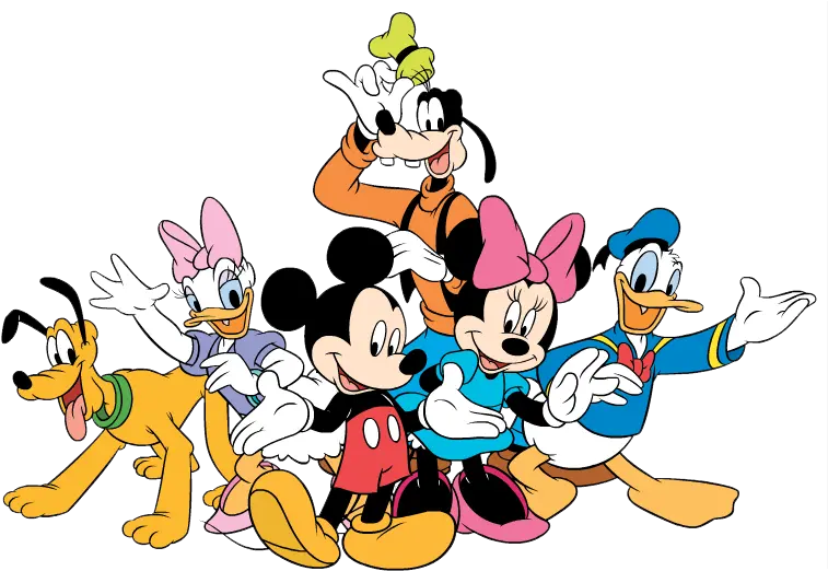 Mickey And Friends Transparent