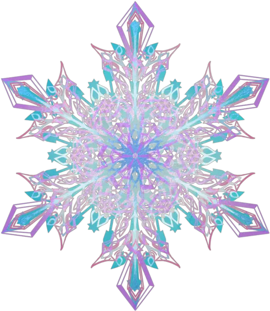 Transparent Snowflake Divider Png Frozen Snowflake Transparent Background