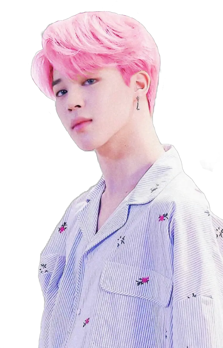 jimin bts btsjimin parkjimin pink Jimin Pink Hair Png