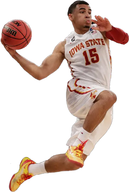 College Basketball Player Dunking