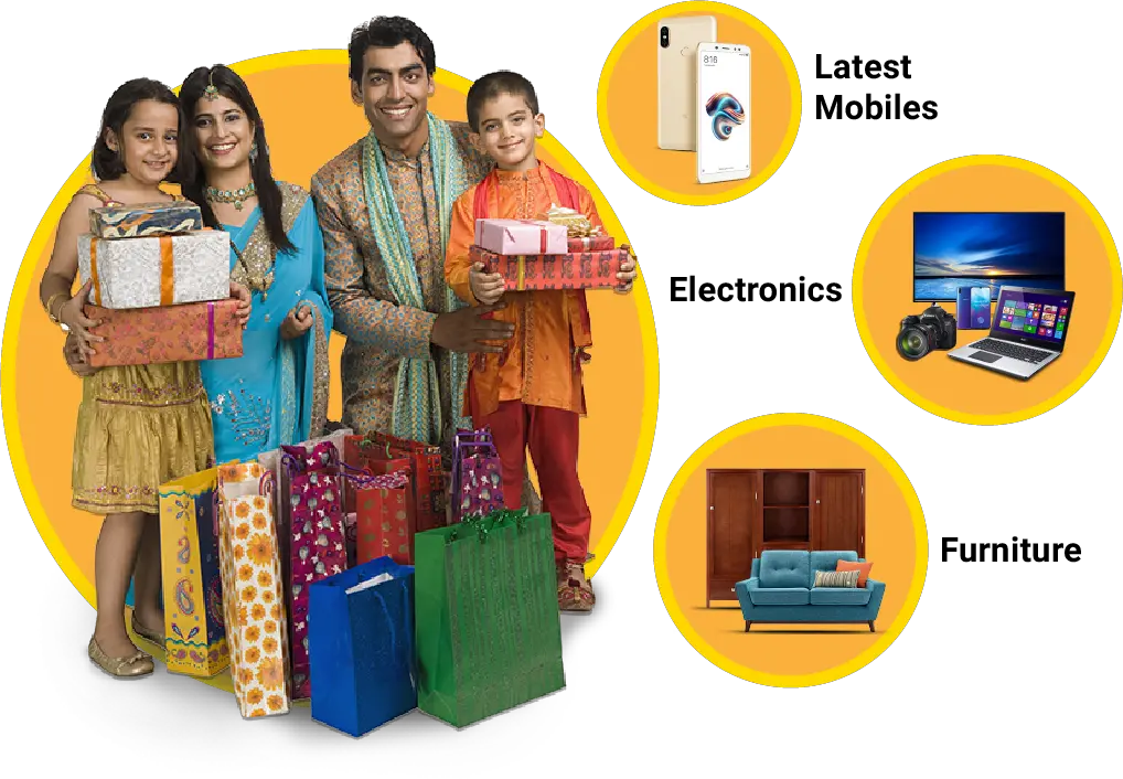 Your Amazon Shopping Now Available At 0% Emi Indian Family Shopping Png