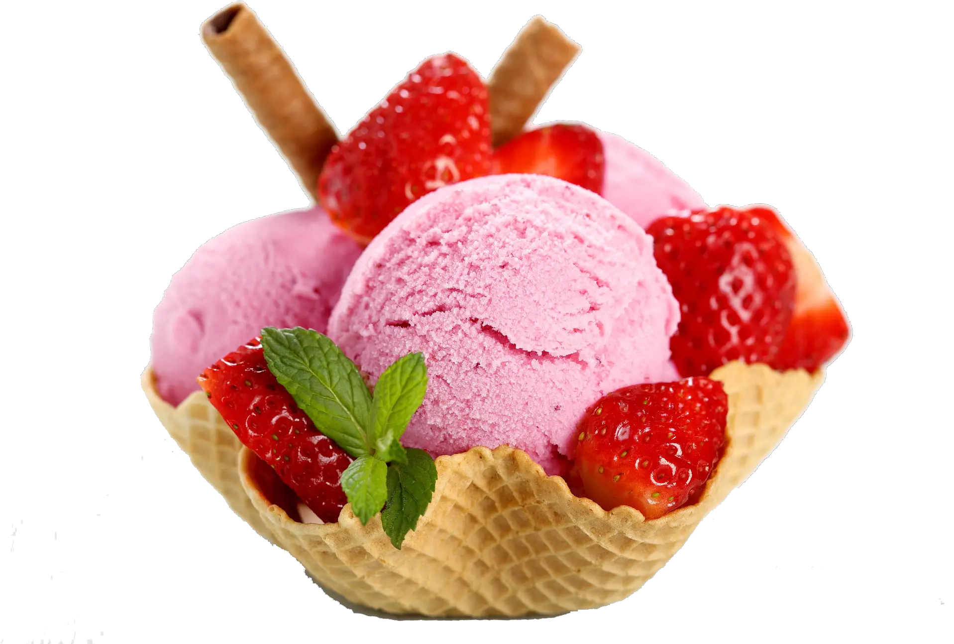 Strawberry Ice Cream Png