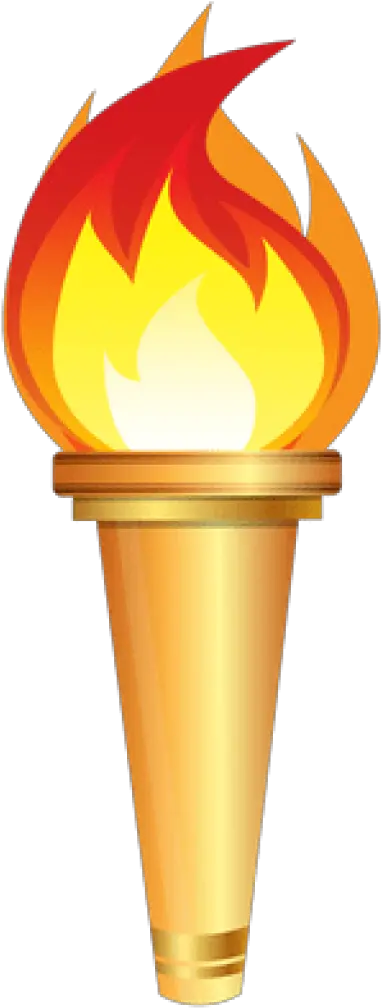 Transparent Torch Vector Png Antorcha De Olimpiadas Png