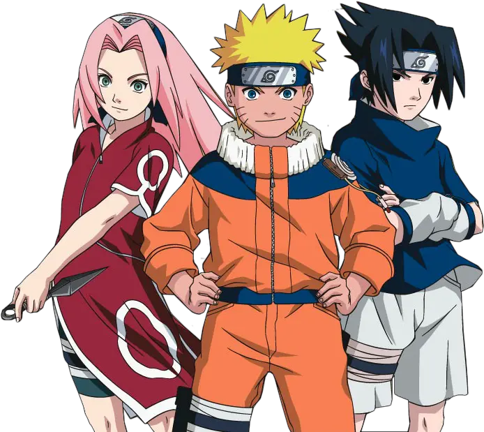 Naruto And His Friends