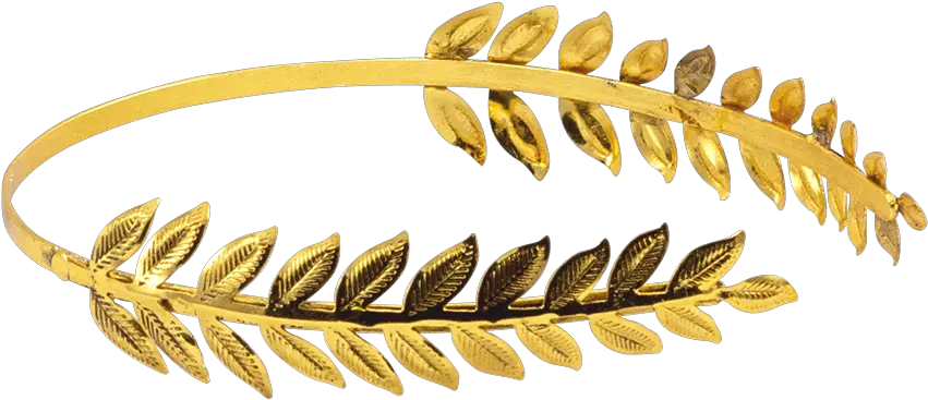 Brass Leaf Roman Hair Band Roman Crown Png Transparent