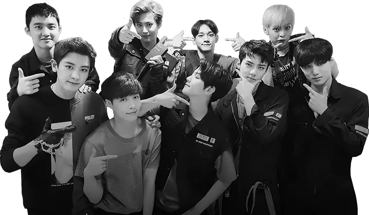 kpop exo monster ot9 baekhyun chanyeol chen Exo 9 Members