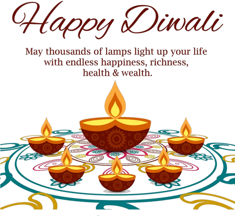 Transparent Diya Png Happy Diwali Wishes Png