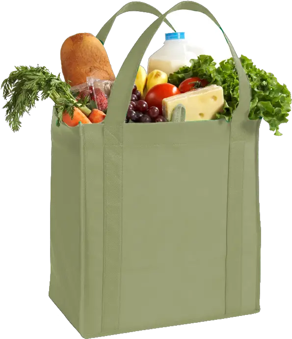 Transparent Background Grocery Bag Png