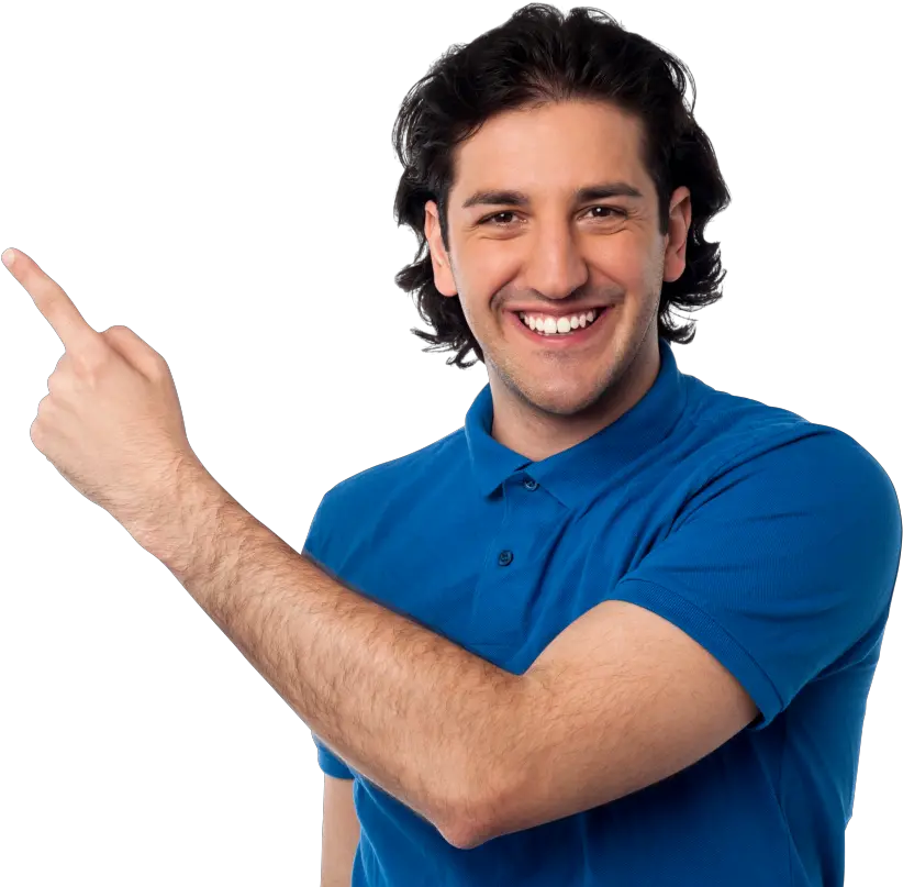 Men Left Png Free Man Pointing Finger Png