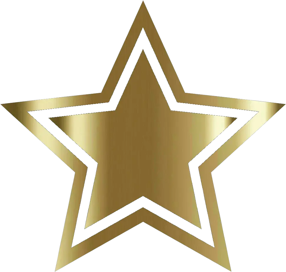 star estrela gold golden ouro dourada stars Cowboys Decal