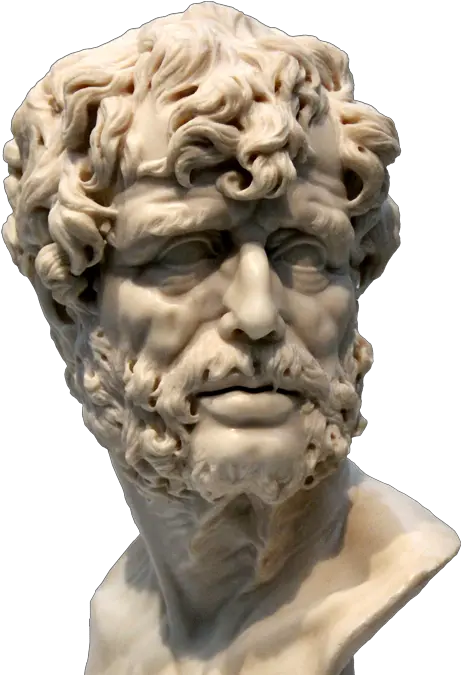 Transparent Greek Bust Png Seneca Quotes