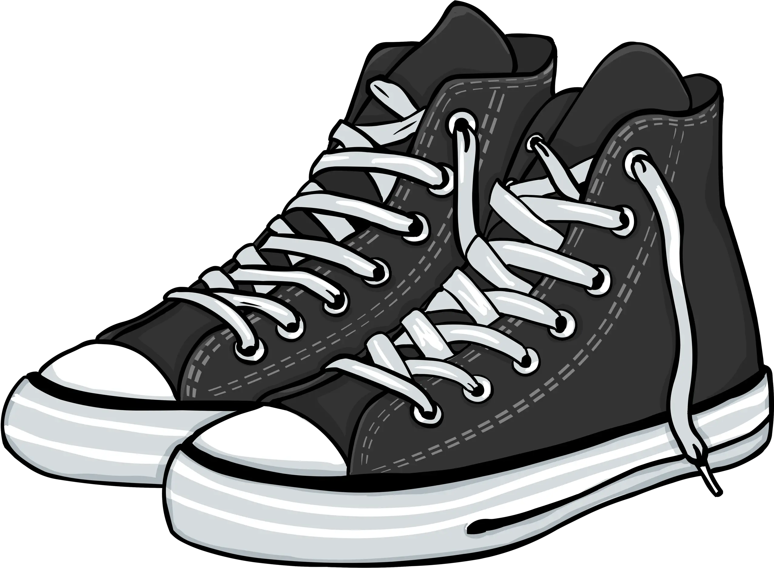 Transparent Sneakers Clipart Shoes Vector Free Download