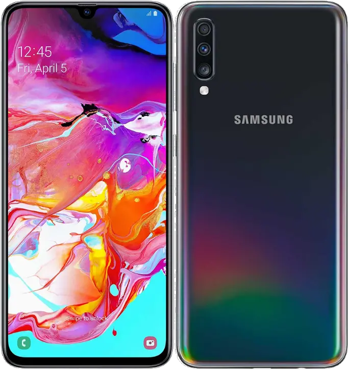 Samsung Galaxy A70 Coming To Us Samsung A70 Black