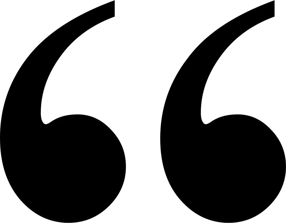 Quotes Up Quote Black Icon Png