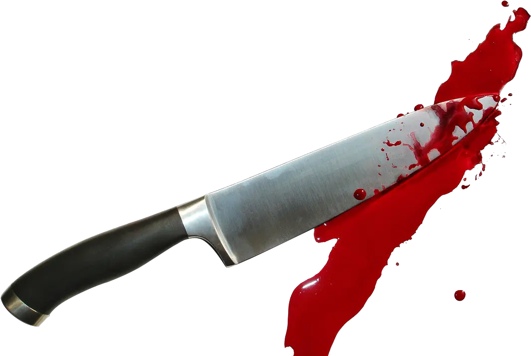 Knife Blood Stabbing Cutting Blade Knife With Blood Png