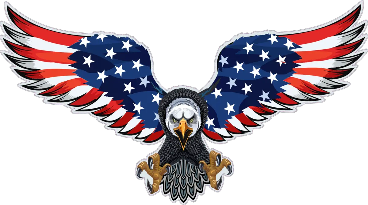 Collectibles Transportation Flying Eagle With Us Flag American Flag Eagle Clipart