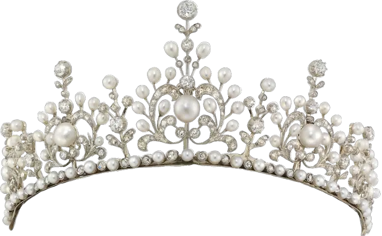 Necklace Pearl Crown Diamond Tiara Free Photo Png Clipart Transparent Background Tiara Png