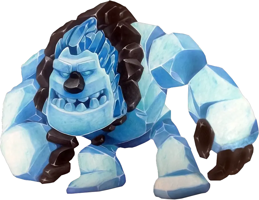 Transparent Clash Of Clans Golem Png Ice Golem Clash Of Clans